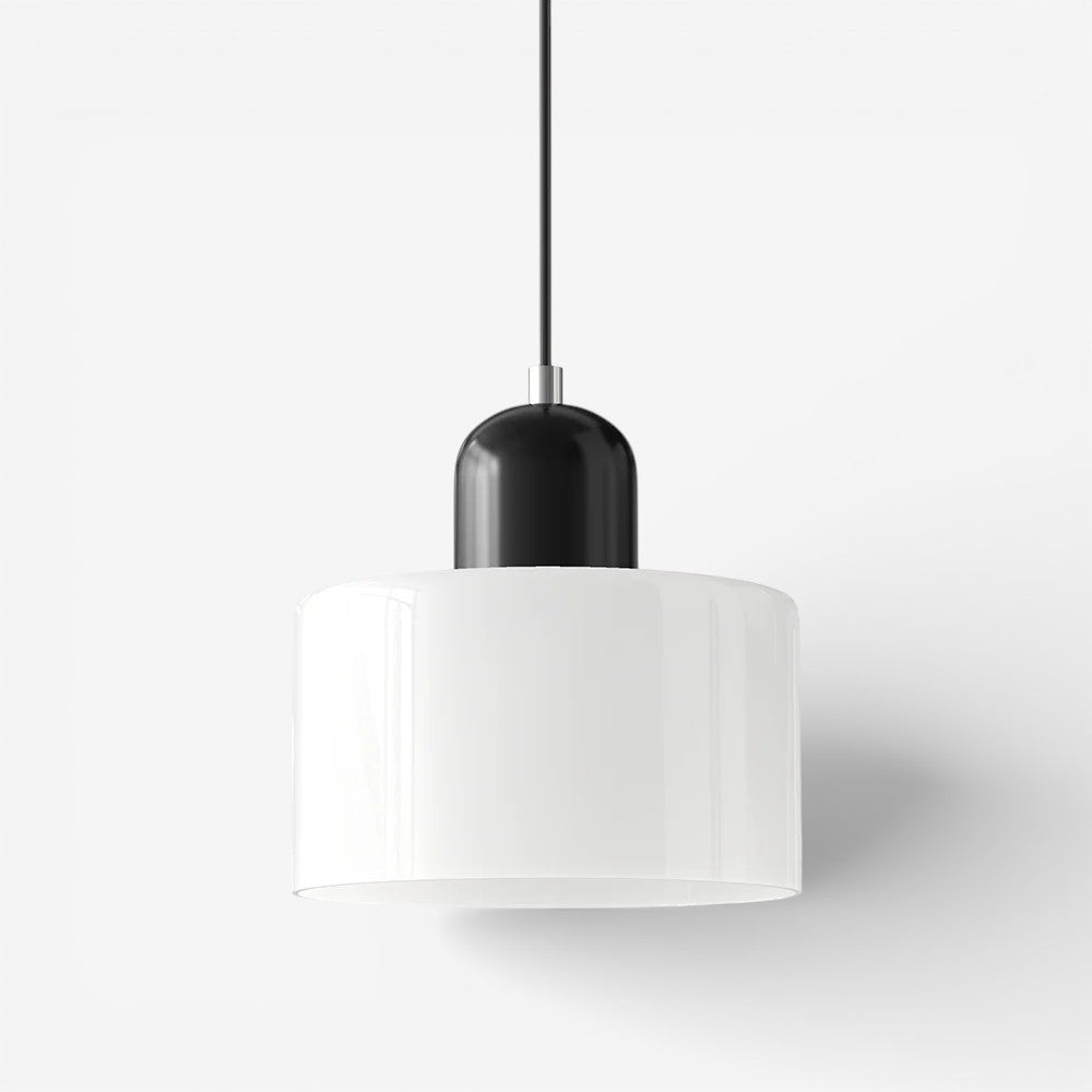 Creative Bauhaus Pendant Lamp – Two-Tone Geometric Suspension Light