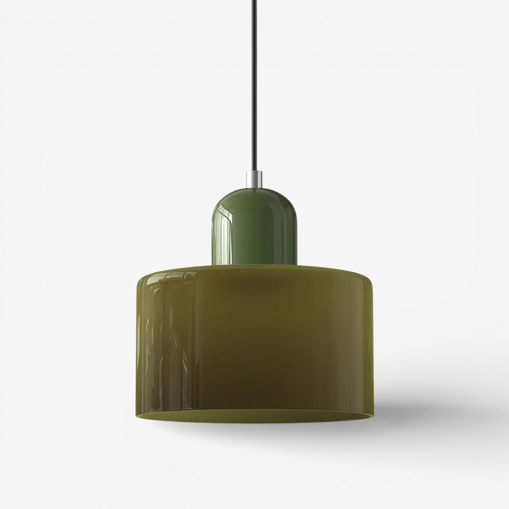 Creative Bauhaus Pendant Lamp – Two-Tone Geometric Suspension Light