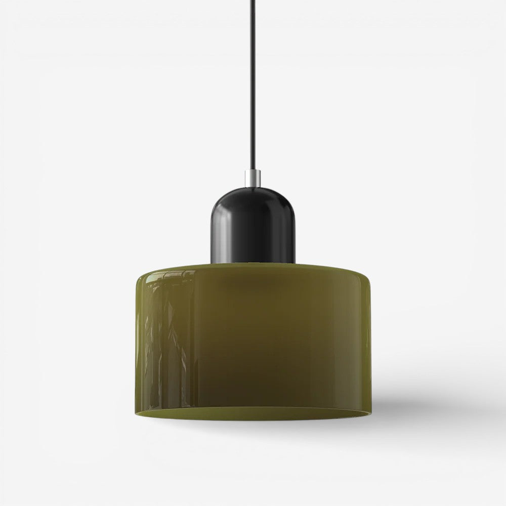 Creative Bauhaus Pendant Lamp – Two-Tone Geometric Suspension Light