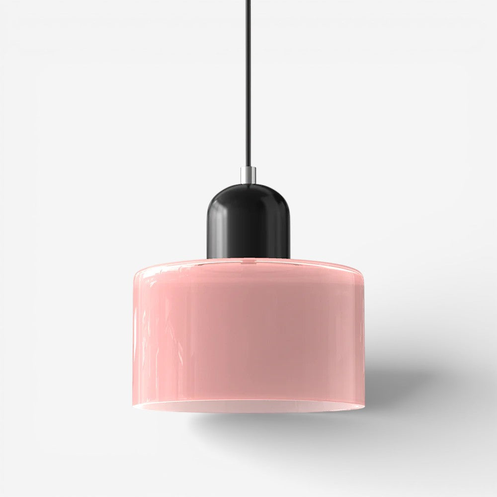 Creative Bauhaus Pendant Lamp – Two-Tone Geometric Suspension Light