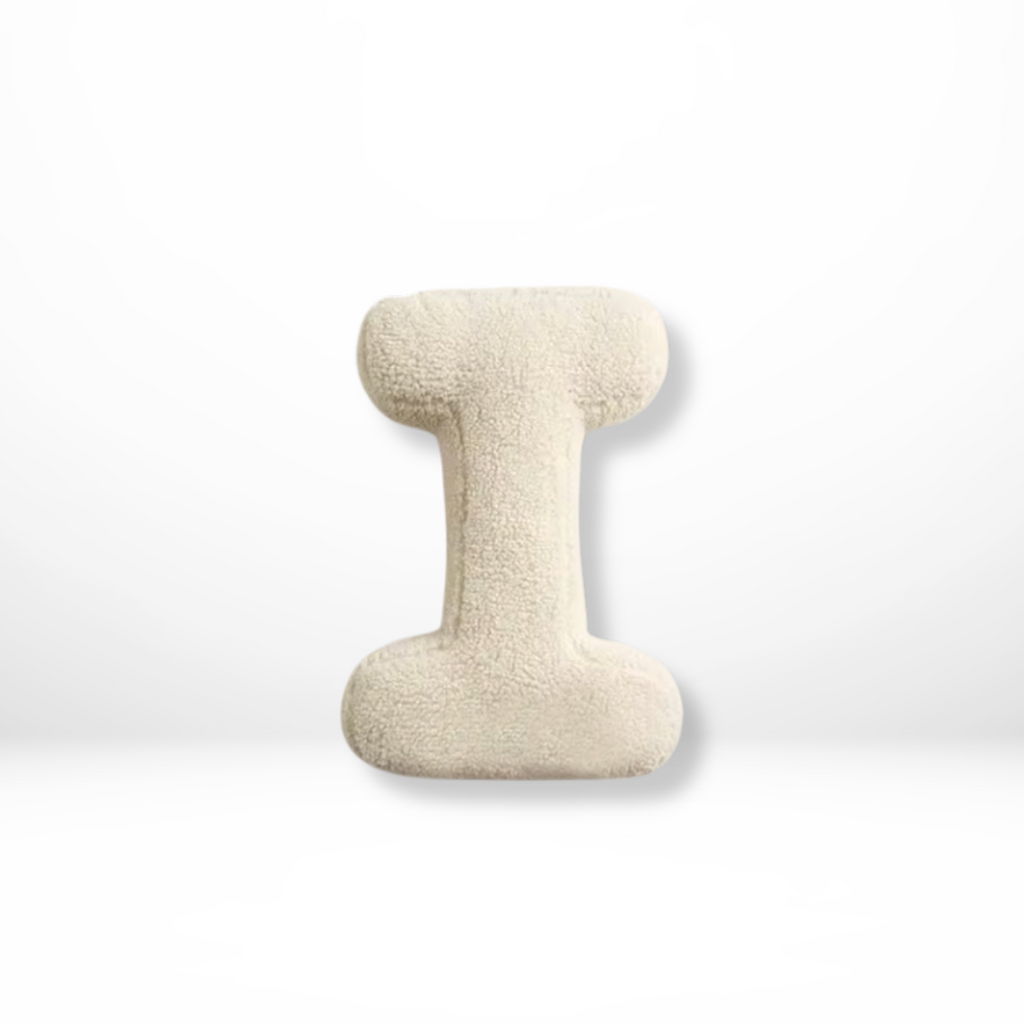 Velvet Alphabet Throw Pillow With Letters A To Z
