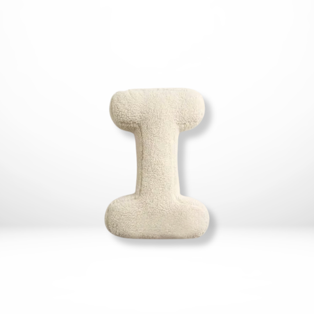 Velvet Alphabet Throw Pillow With Letters A To Z