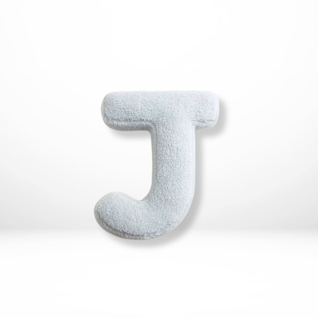 Velvet Alphabet Throw Pillow With Letters A To Z