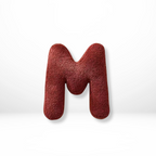 Velvet Alphabet Throw Pillow With Letters A To Z
