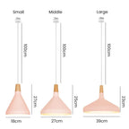 Scandinavian Wooden Pendant Light