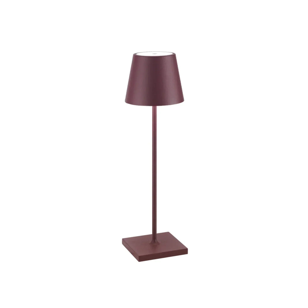 LED Table Lamp Aluminum Rechargeable Cordless Design | 12-Hour Battery Life | Dimmable Modern Portable Lighting Solution