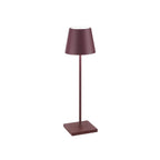 LED Table Lamp Aluminum Rechargeable Cordless Design | 12-Hour Battery Life | Dimmable Modern Portable Lighting Solution