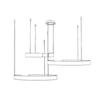 Circular LED Metal Pendant Light