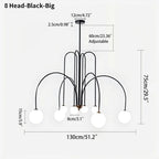 Modern Glass Chandelier