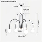 Modern Glass Chandelier