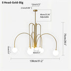 Modern Glass Chandelier