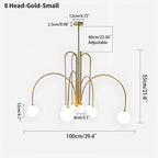 Modern Glass Chandelier