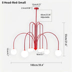 Modern Glass Chandelier