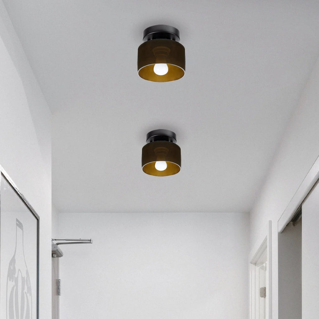 Vintage Fabric Ceiling Light