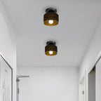 Vintage Fabric Ceiling Light