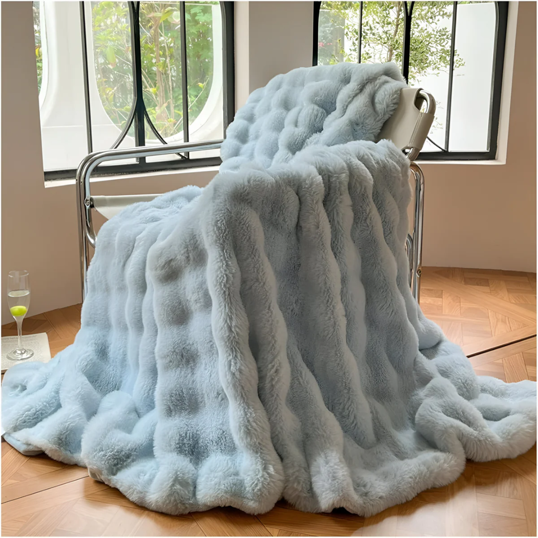 Soft Fleece Throw Blanket – Machine Washable Cozy Home Comfort