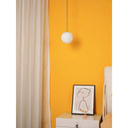 Minimalist Round Glass Pendant Light