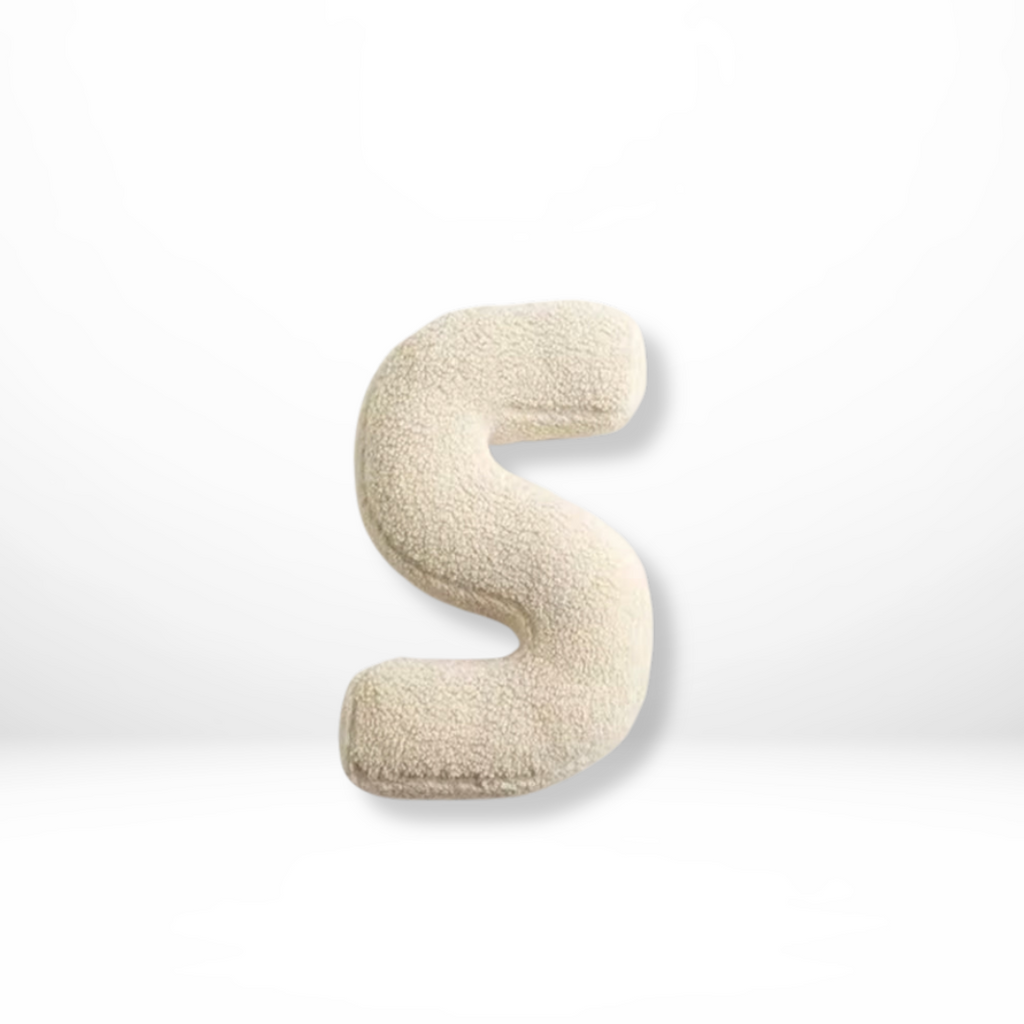 Velvet Alphabet Throw Pillow With Letters A To Z