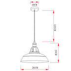 Industrial Metal Pendant Light