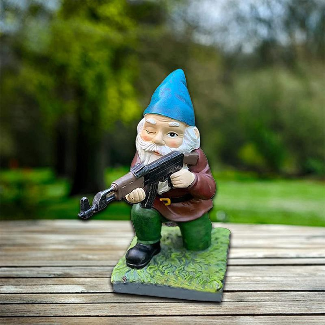 Military Garden Gnome
