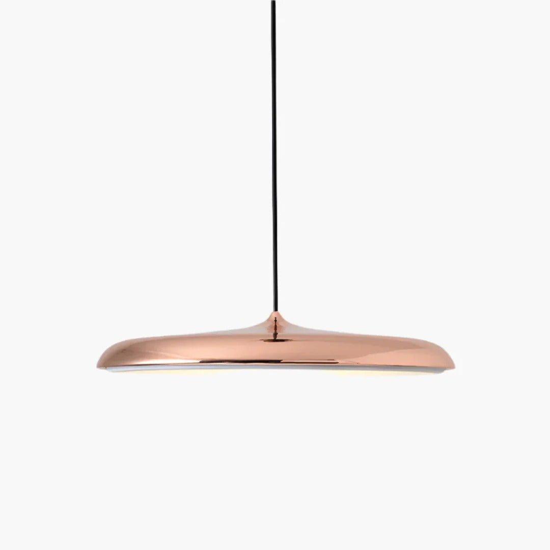 Minimalist Round Metal Pendant Light