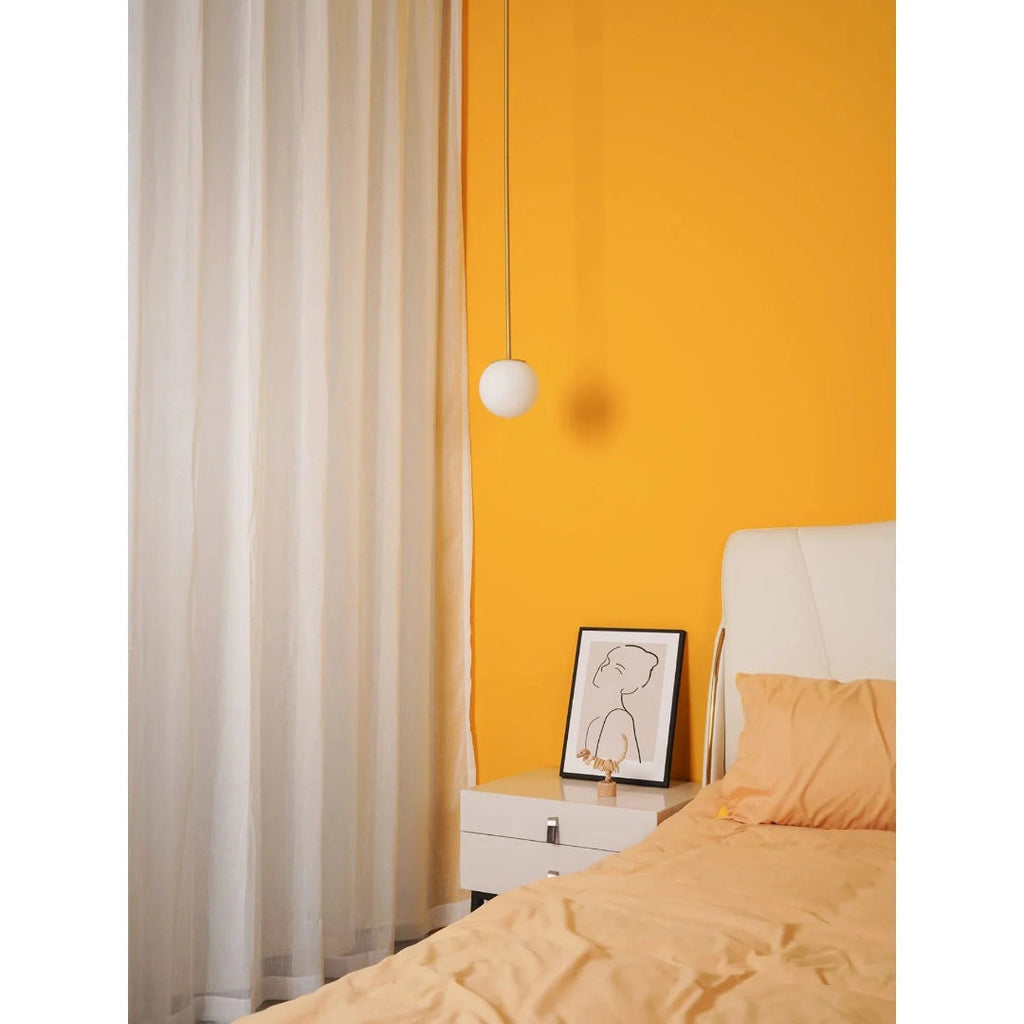 Minimalist Round Glass Pendant Light