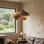 Japandi Wooden Pendant Light