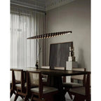 Minimalist Wooden Bead Pendant Light