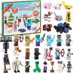 2026 Christmas Advent Calendar with 29 Building Block Figures - 24 Day Holiday Countdown Toy Set for Kids and Collectors