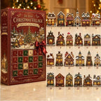 24-day Mini Christmas Calendar with Building Blocks, Unique Designs, Buildable Bricks, Includes Hanging Loops, Festive Countdown