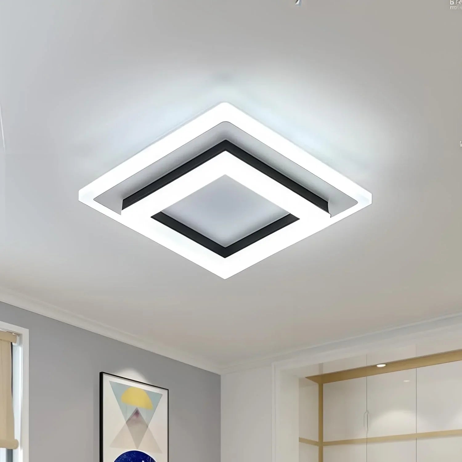 Scandinavian Square LED Ceiling Light