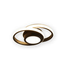 Contemporary Double Ring Ceiling Light
