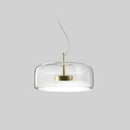Gold Tinted Glass Pendant Lamp – Modern Elegant Sculptural Design