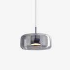 Gold Tinted Glass Pendant Lamp – Modern Elegant Sculptural Design