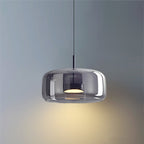 Gold Tinted Glass Pendant Lamp – Modern Elegant Sculptural Design