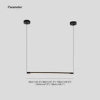 Zynar Suspension Linéaire Minimaliste Noir Chambre - Neutralighting