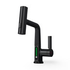 Adjustable Kitchen Faucet with Temperature Display
