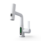 Adjustable Kitchen Faucet with Temperature Display