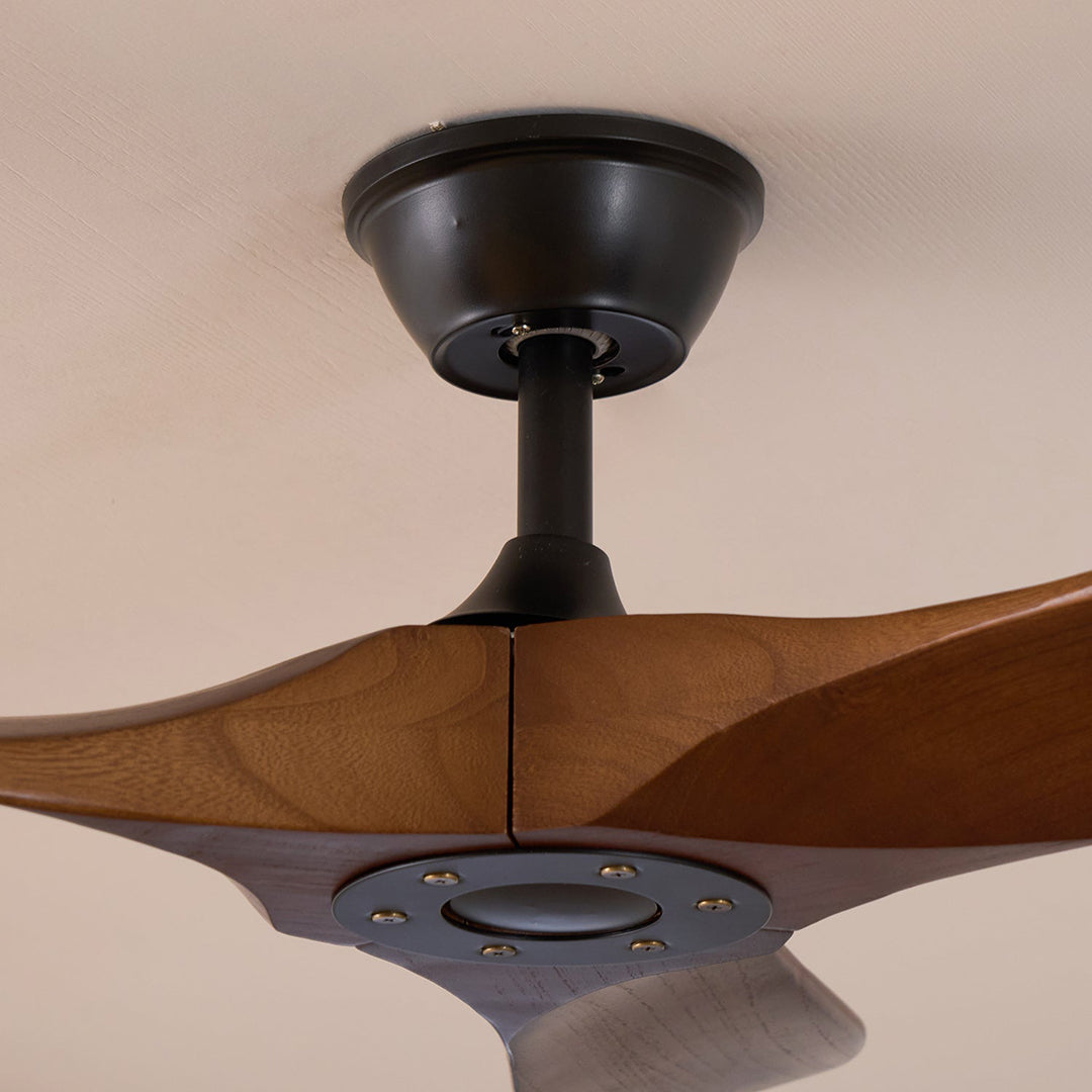 Wood Ceiling Fan – Quiet Copper Motor With Six Speed Control