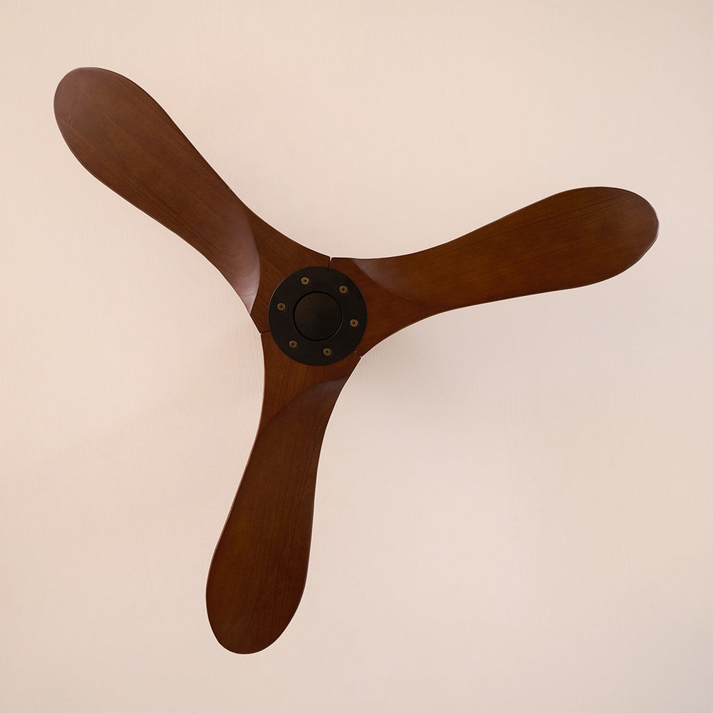 Wood Ceiling Fan – Quiet Copper Motor With Six Speed Control