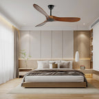 Wood Ceiling Fan – Quiet Copper Motor With Six Speed Control
