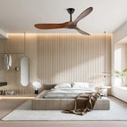 Wood Ceiling Fan – Quiet Copper Motor With Six Speed Control