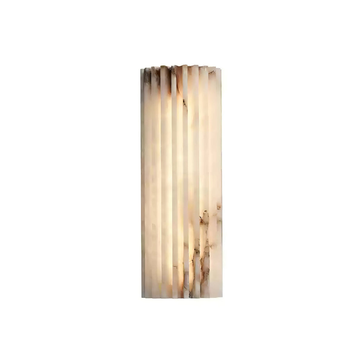 Alabaster Wall Lamp Hand-Cut Spanish Stone | G9 or Integrated LED | Unique Natural Grain Interior Sconce Lighting