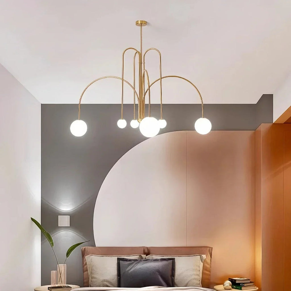 Modern Glass Chandelier