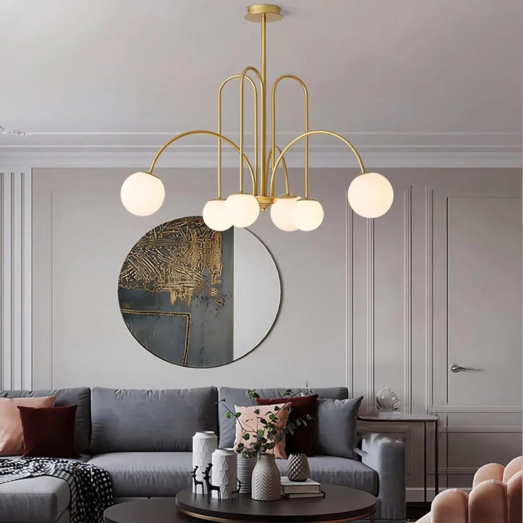 Modern Glass Chandelier