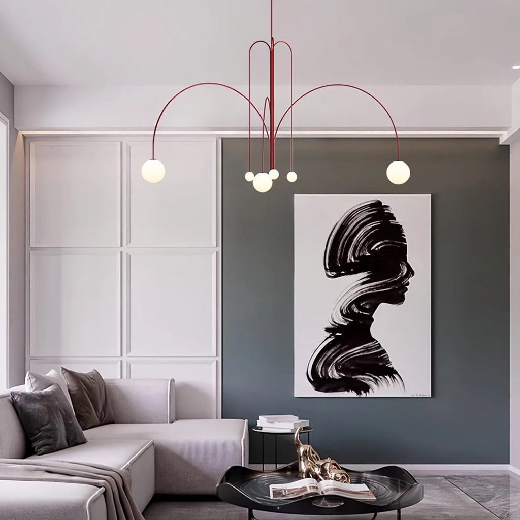 Modern Glass Chandelier