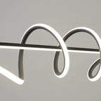 Modern Wavy LED Pendant Light