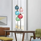 Contemporary Textured Glass Pendant Light