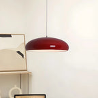 Contemporary Dome-Shaped Metal Pendant Light