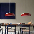Contemporary Dome-Shaped Metal Pendant Light